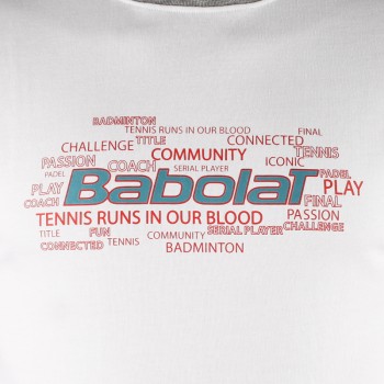 Футболка BABOLAT 40F1582 TSHIRT TRANNING BASIC White